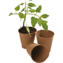 Round Fibre Pots - 6cm
