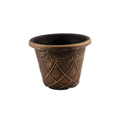 Florence Round Planter - Gold