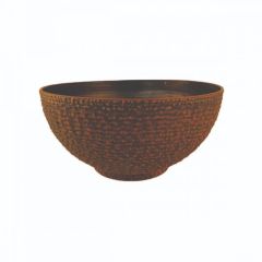 Decorative Bowl Planter - Brown