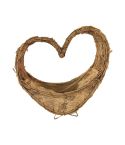 Whitewash Heart Planter - Small