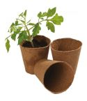 Round Fibre Pots - 8cm