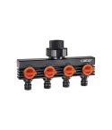 Claber Four Way Tap Connector