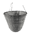 Grey Willow Bell Hanging Basket - 30cm / 12"
