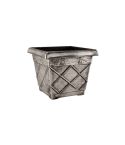 Florence Square Planter - Silver - 15L