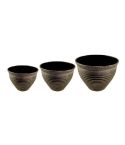 Decorative Bell Planter - Silver