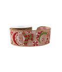 Snowman & Glitter Polyester Ribbon